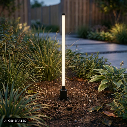 Lucide LORNEX - Tuinspot - LED - 1x6W 3000K - IP54 - Zwart - AI 1